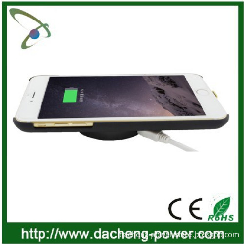 2015 Newly 2in1 function wireless charger+power case for Iphone 6 Plus 4200mAH
